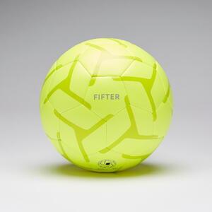 Balón de Fútbol 5 Fifter Society 100 talla 3 amarillo verde