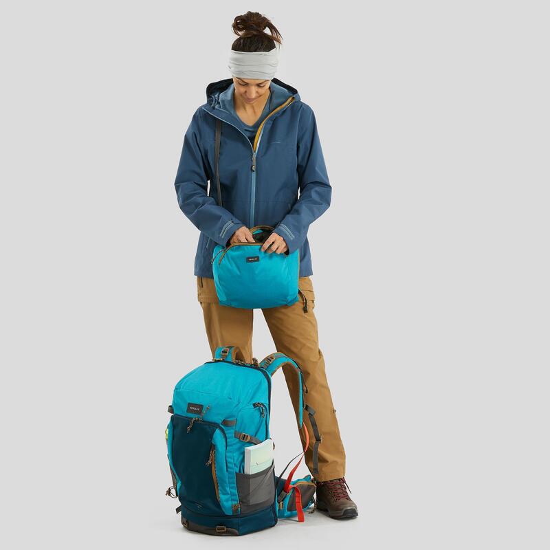 Mochila de montaña y trekking viaje 50L Forclaz Travel 500. Funda impermeable