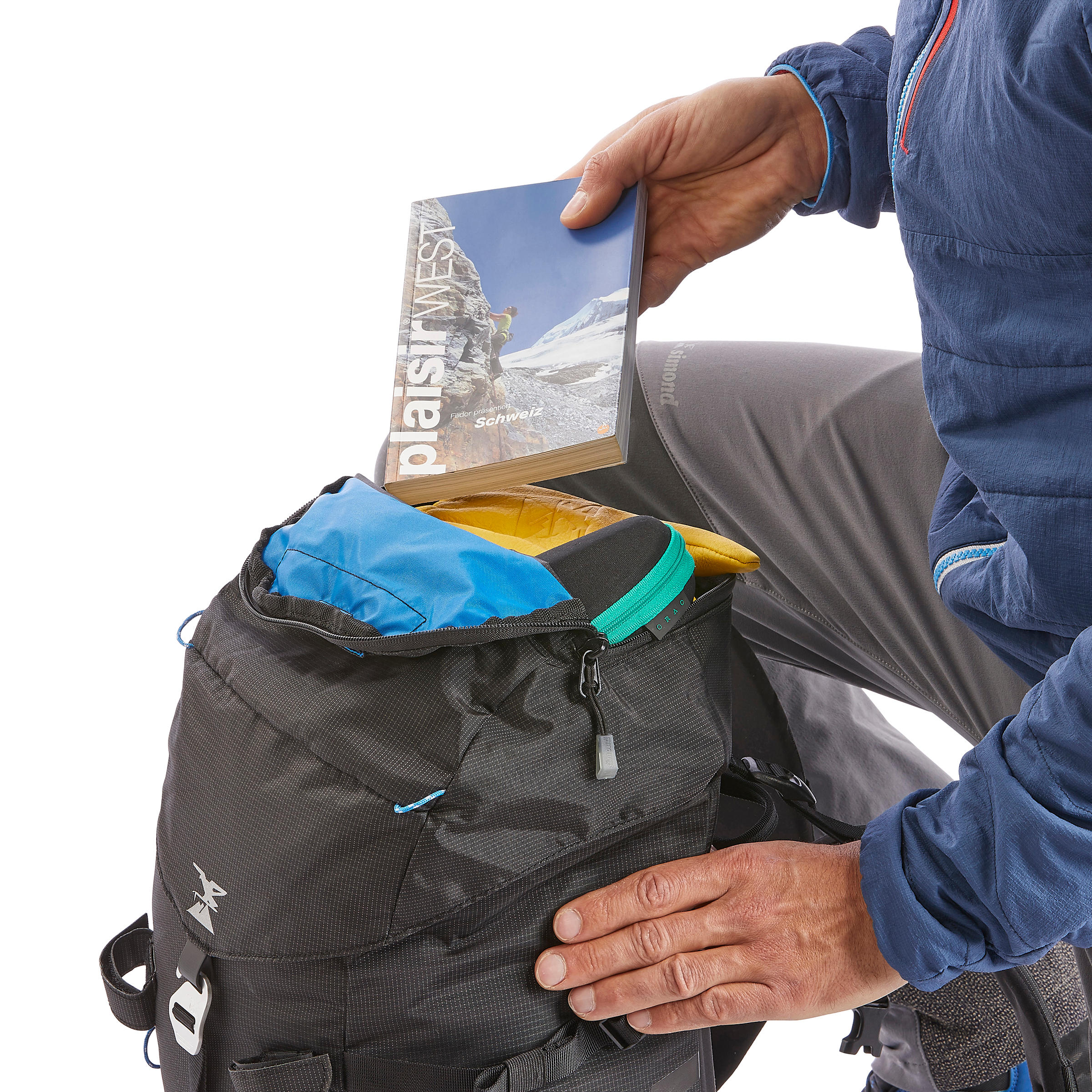 MOCHILA DE ALPINISMO 33 LITROS NEGRO Decathlon