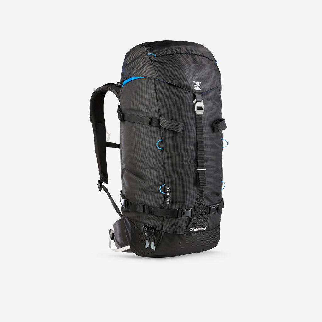 MOCHILA DE ALPINISMO 33 LITROS NEGRO