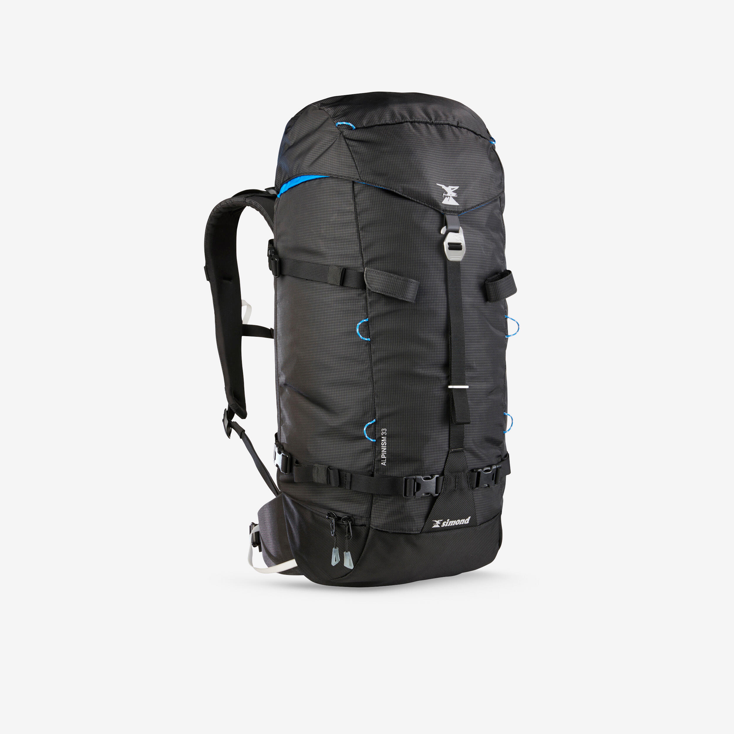 Mountaineering Backpack 33 Litres - Alpinism 33 Black 1/14