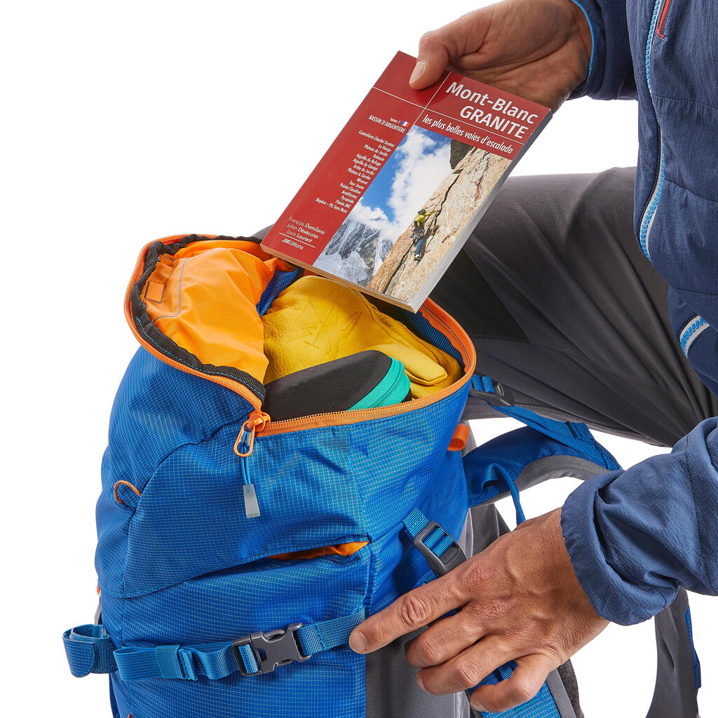 Horolezecký batoh Alpinism 33 litrov malinový