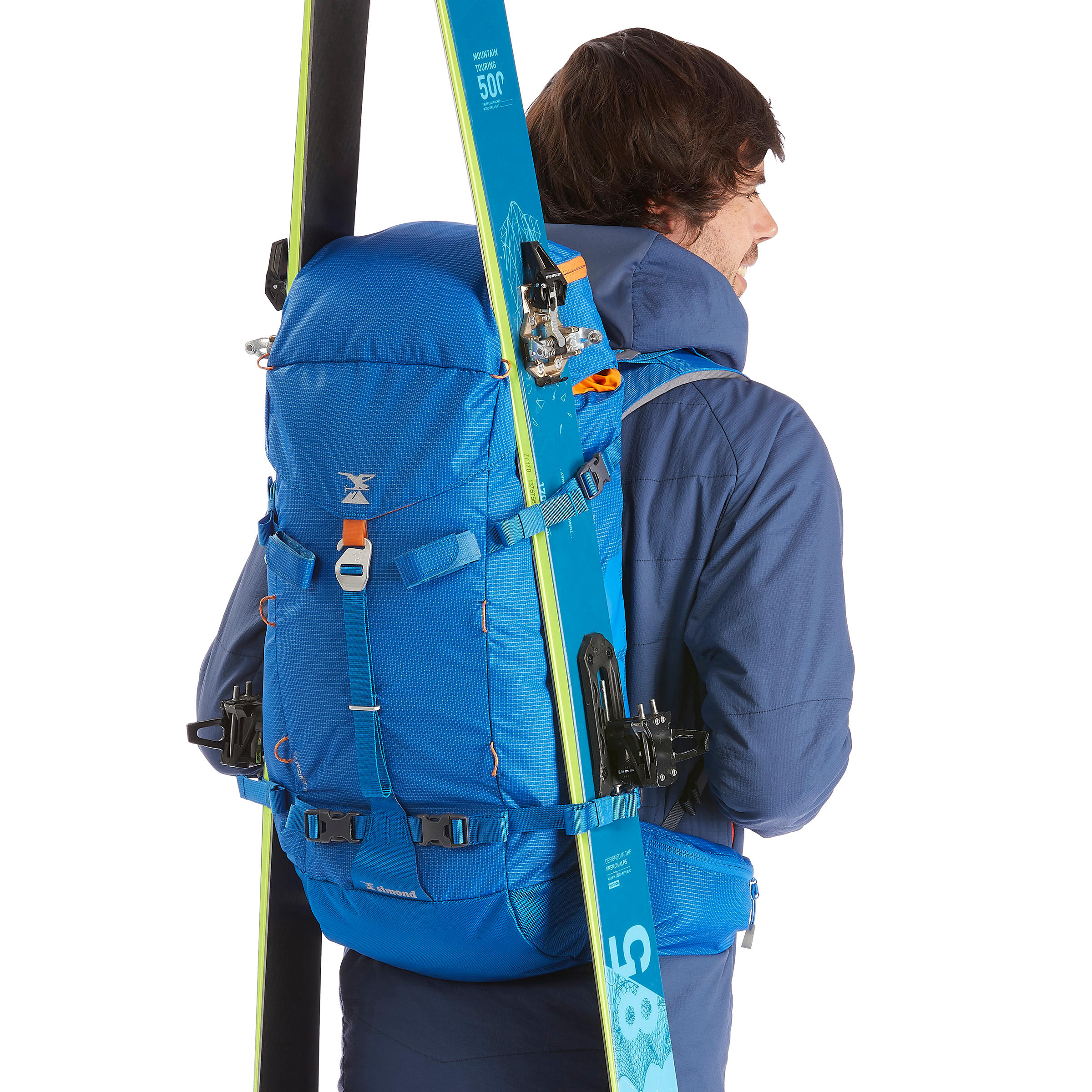 Mountaineering Backpack 33 Litres - Alpinism 33 Blue 12/14