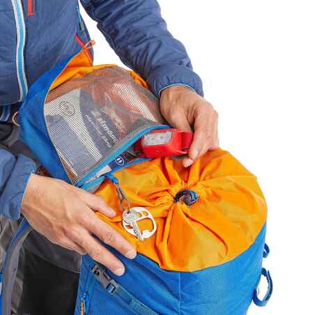 Mountaineering Backpack 33 Litres - Alpinism 33 Blue