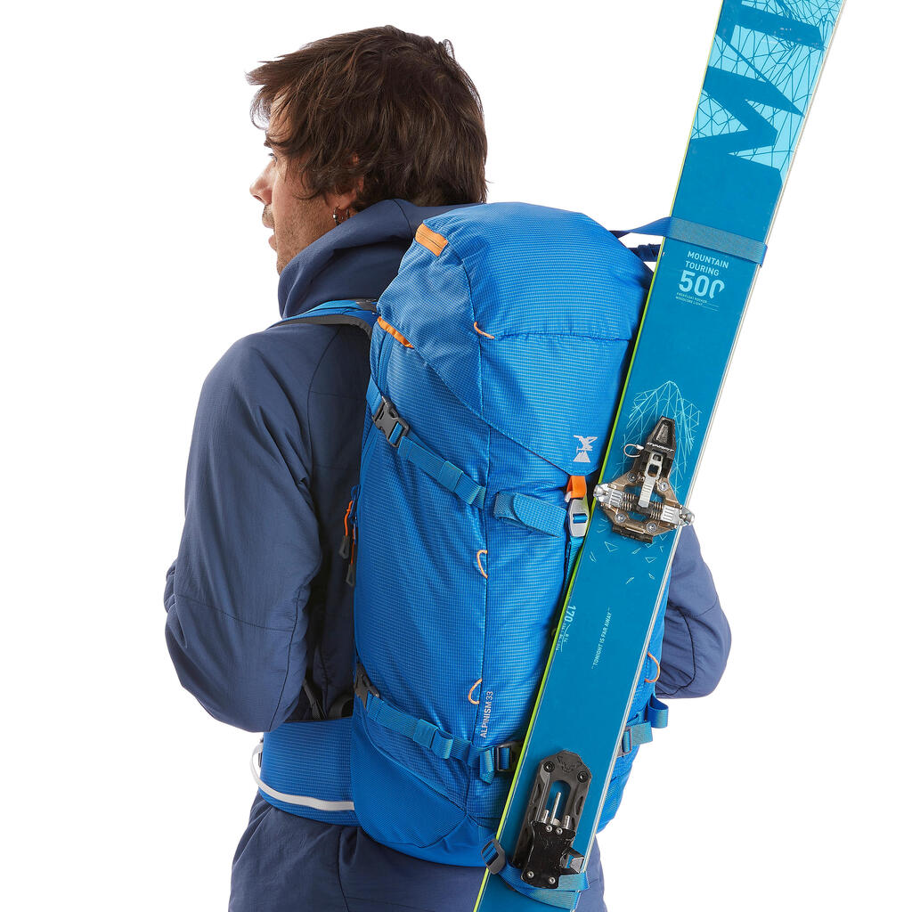 Mountaineering Backpack 33 litres - MOUNTAINEERING 33 RASPBERRY