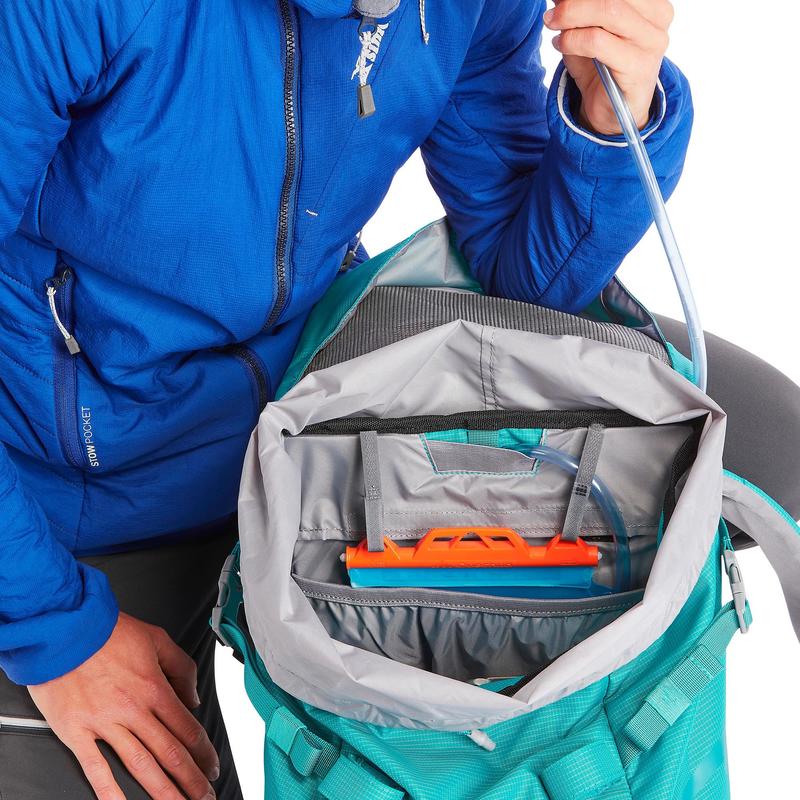backpacks mountaineering backpack 33 litres alpinism 33 turquoise