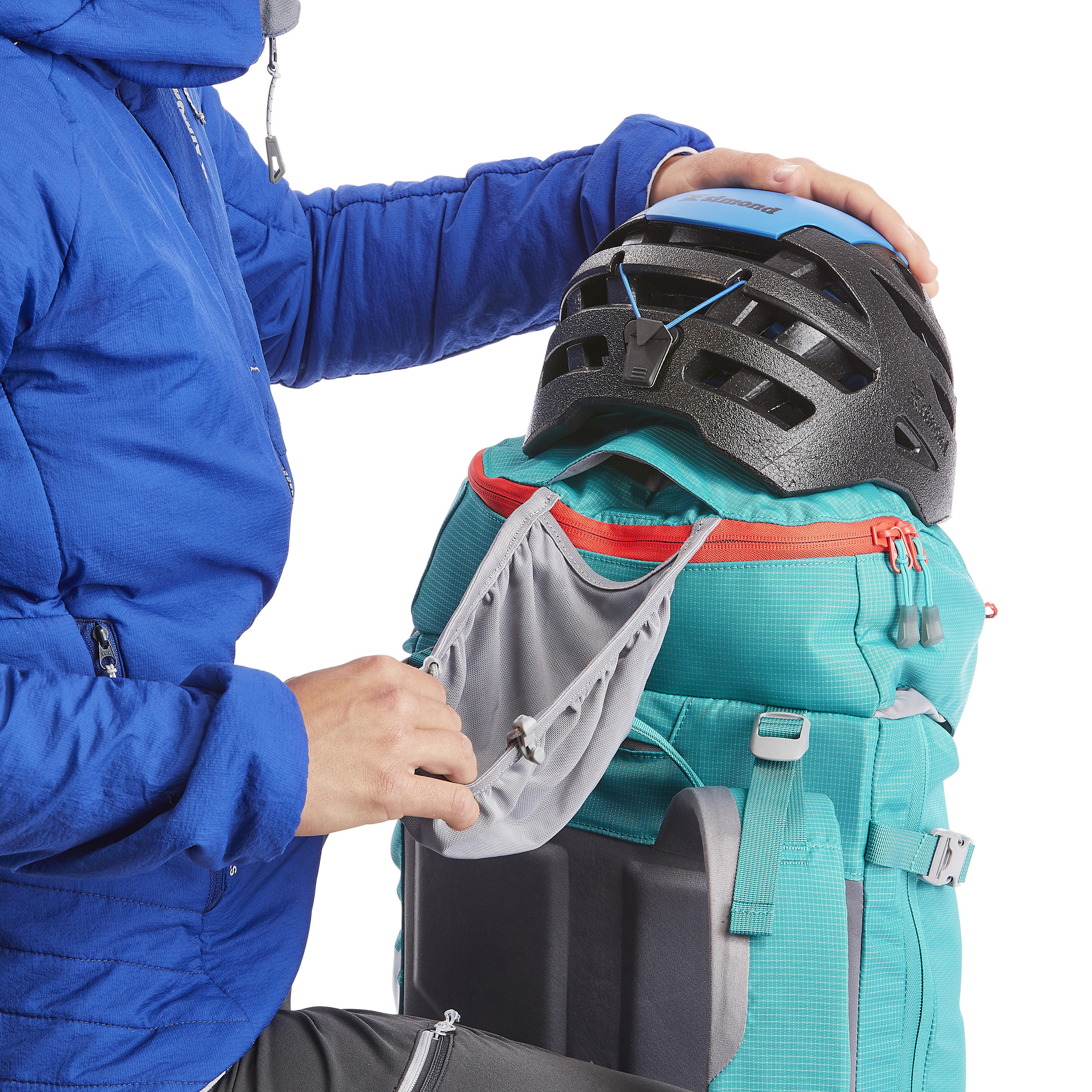 Mountaineering Backpack 33 Litres - Alpinism 33 Turquoise 5/13