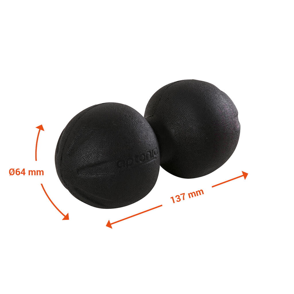 MASSAGE BALL 500 DOUBLE, PEANUT SHAPE