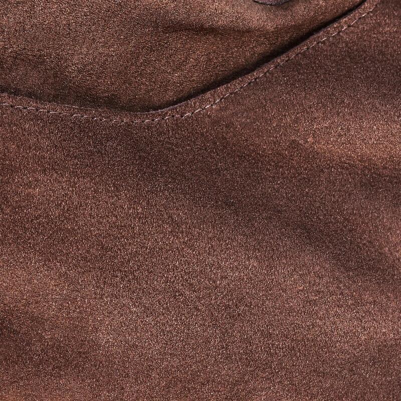 Leather Gloves SOLOGNAC Decathlon