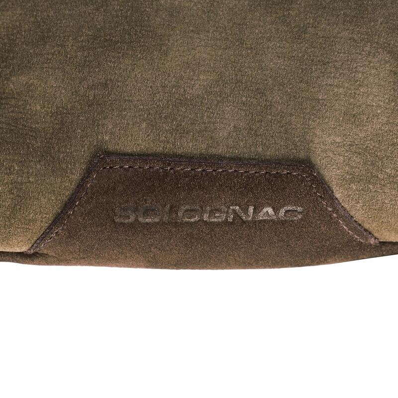 Leather Gloves SOLOGNAC Decathlon