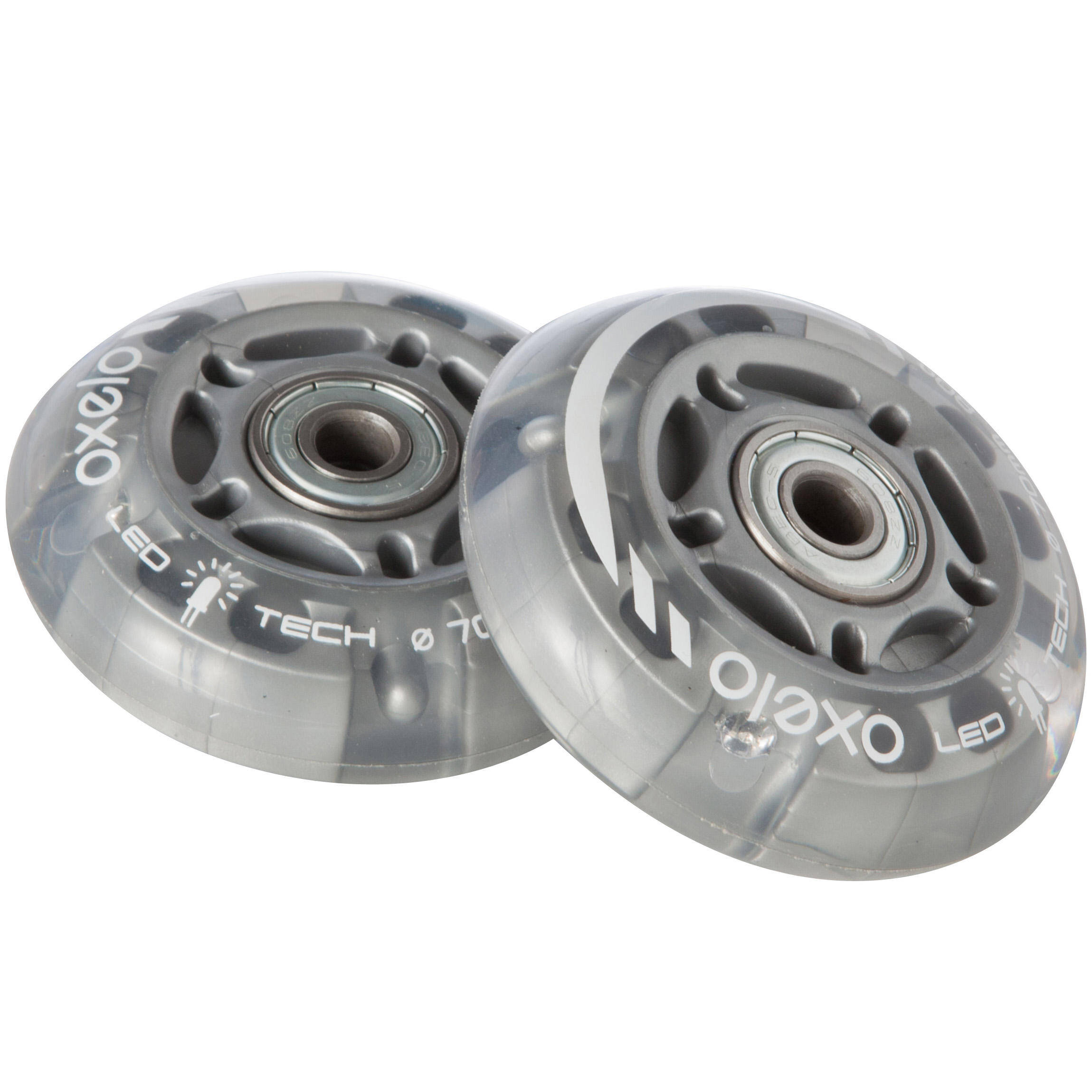 70mm Flashing Wheels And Bearings Twin-Pack -  2