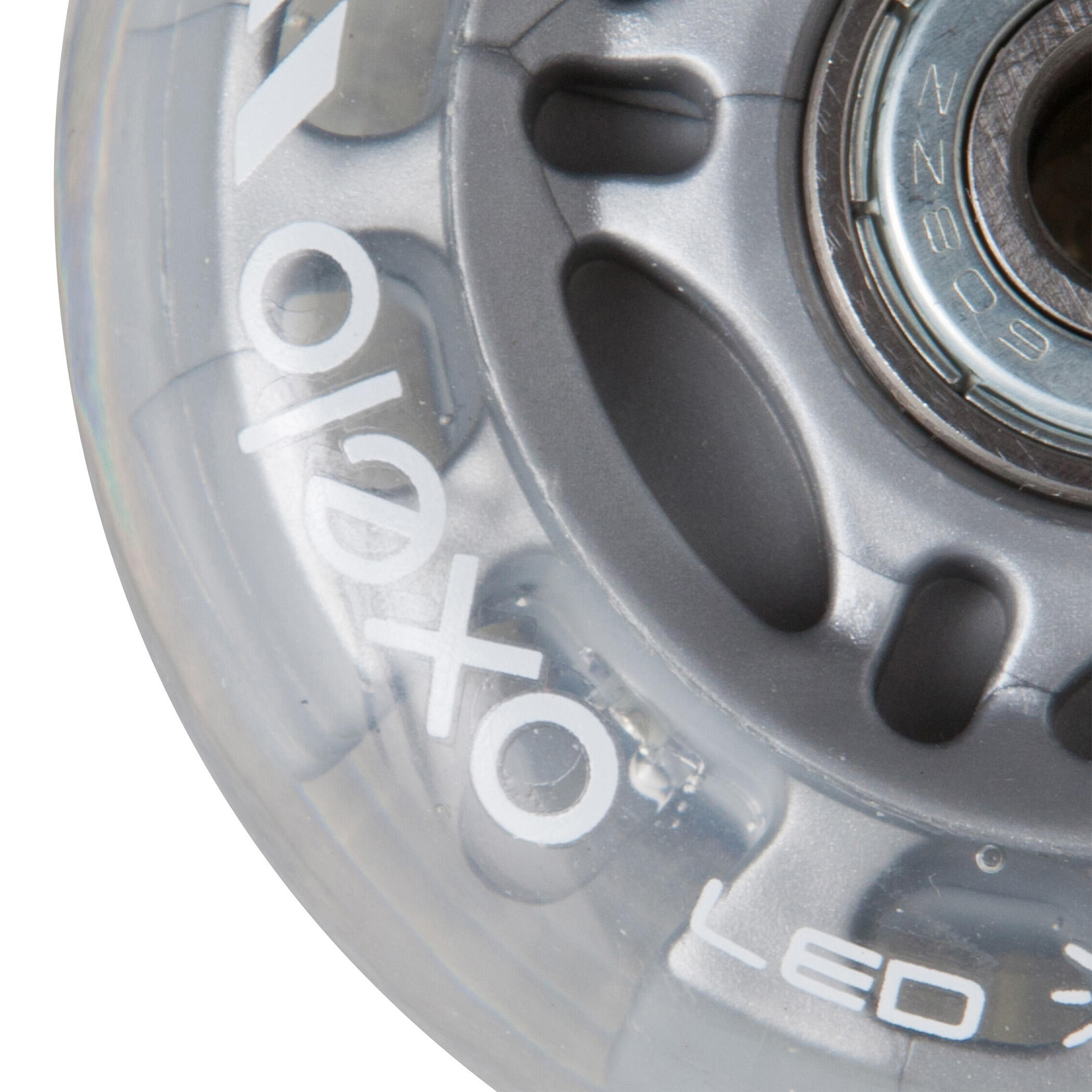 70mm Flashing Wheels And Bearings Twin-Pack