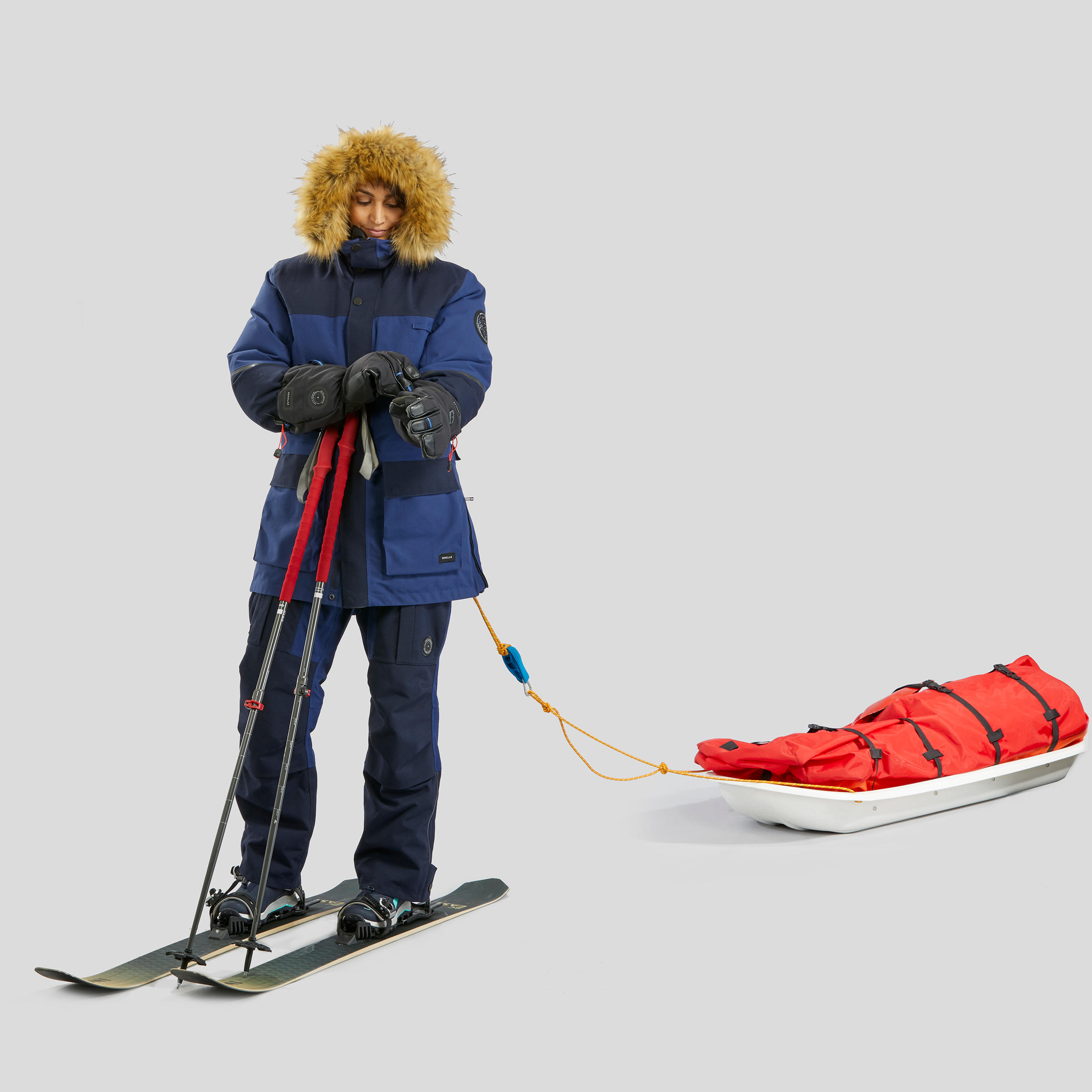Pantalon de randonnée chaud et imperméable – Artic 900 - FORCLAZ