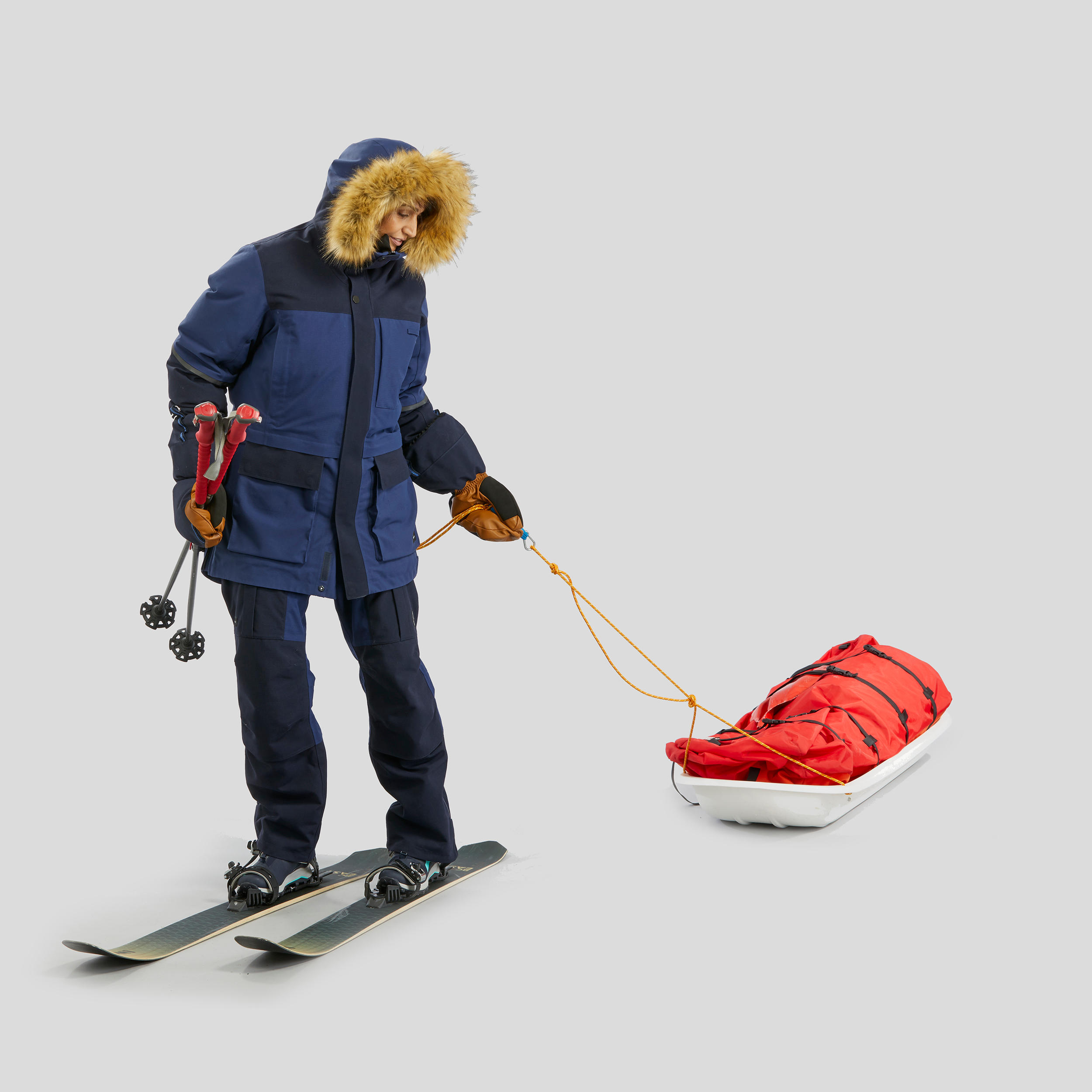 Pantalon de randonnée chaud et imperméable – Artic 900 - FORCLAZ