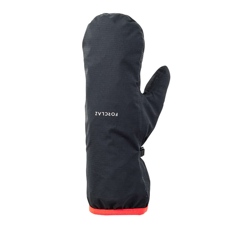 GLOVES, UNDERGLOVES, MITTENS HIKING/TREK Trekking - Trek 500 Overgloves - Black FORCLAZ - Trekking