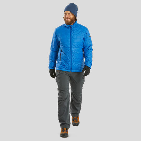 Men's Mountain Trekking Down Jacket TREK 100 - Blue