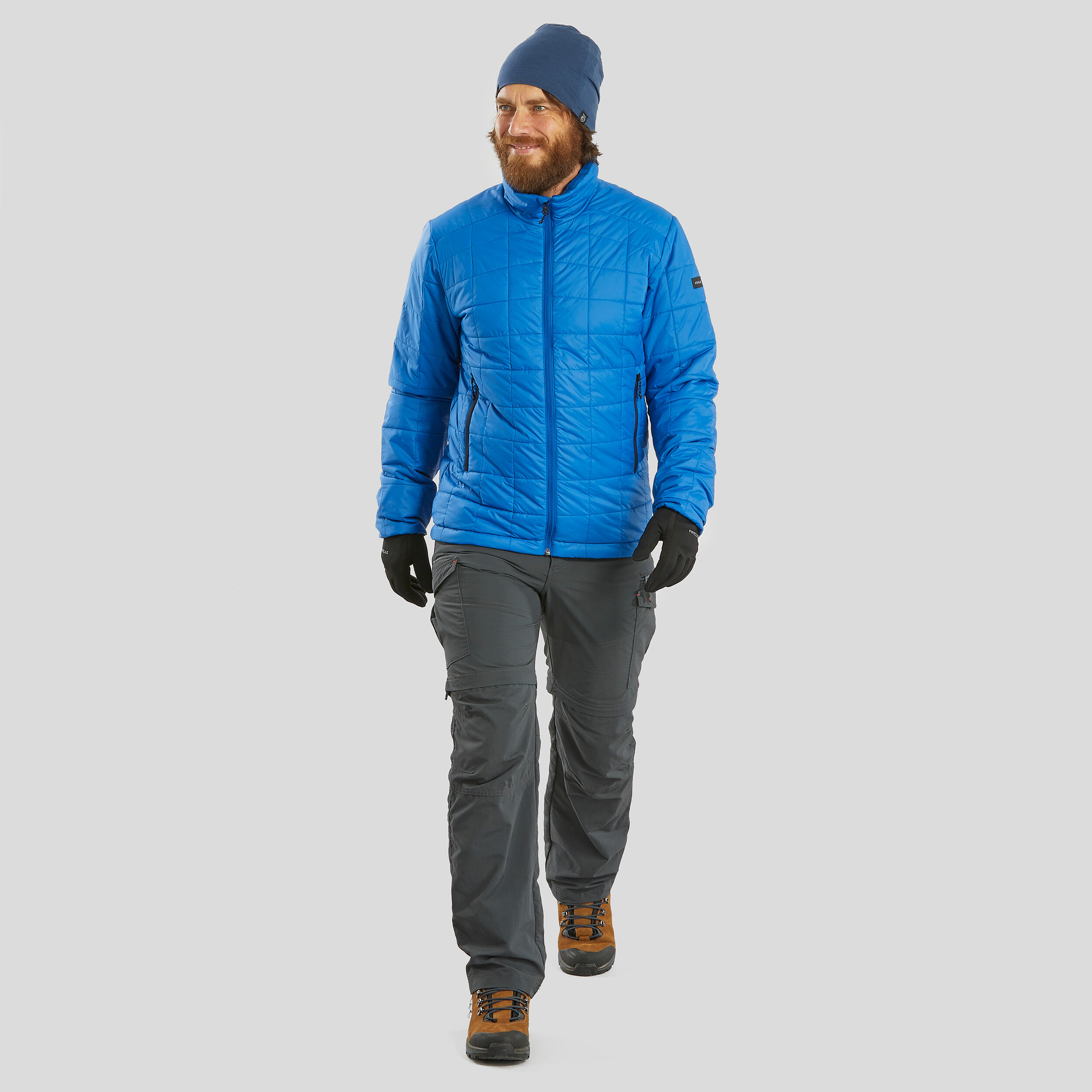 Merino Wool Hat - Blue - Decathlon