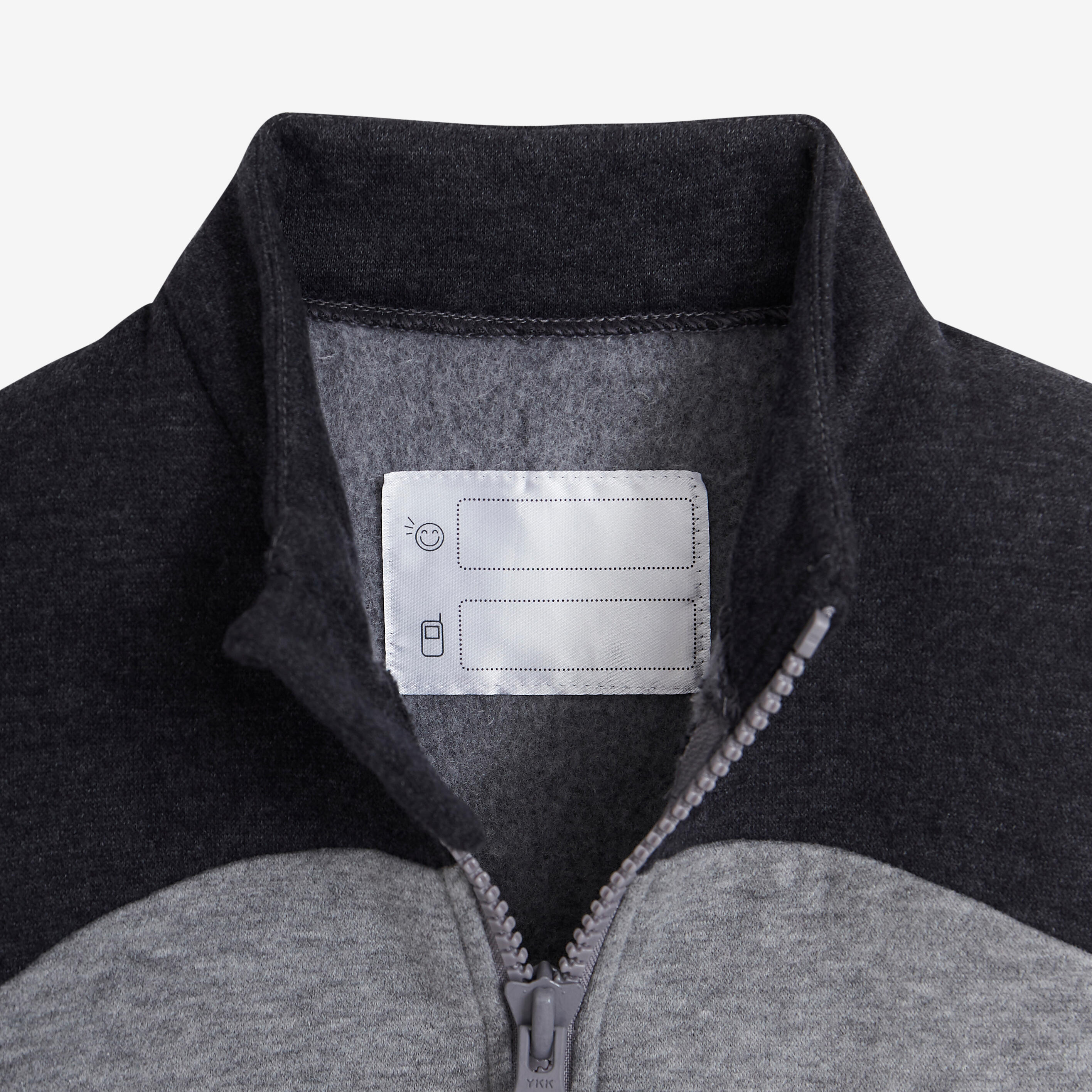 120 Baby Gym Jacket - Dark Grey 6/8