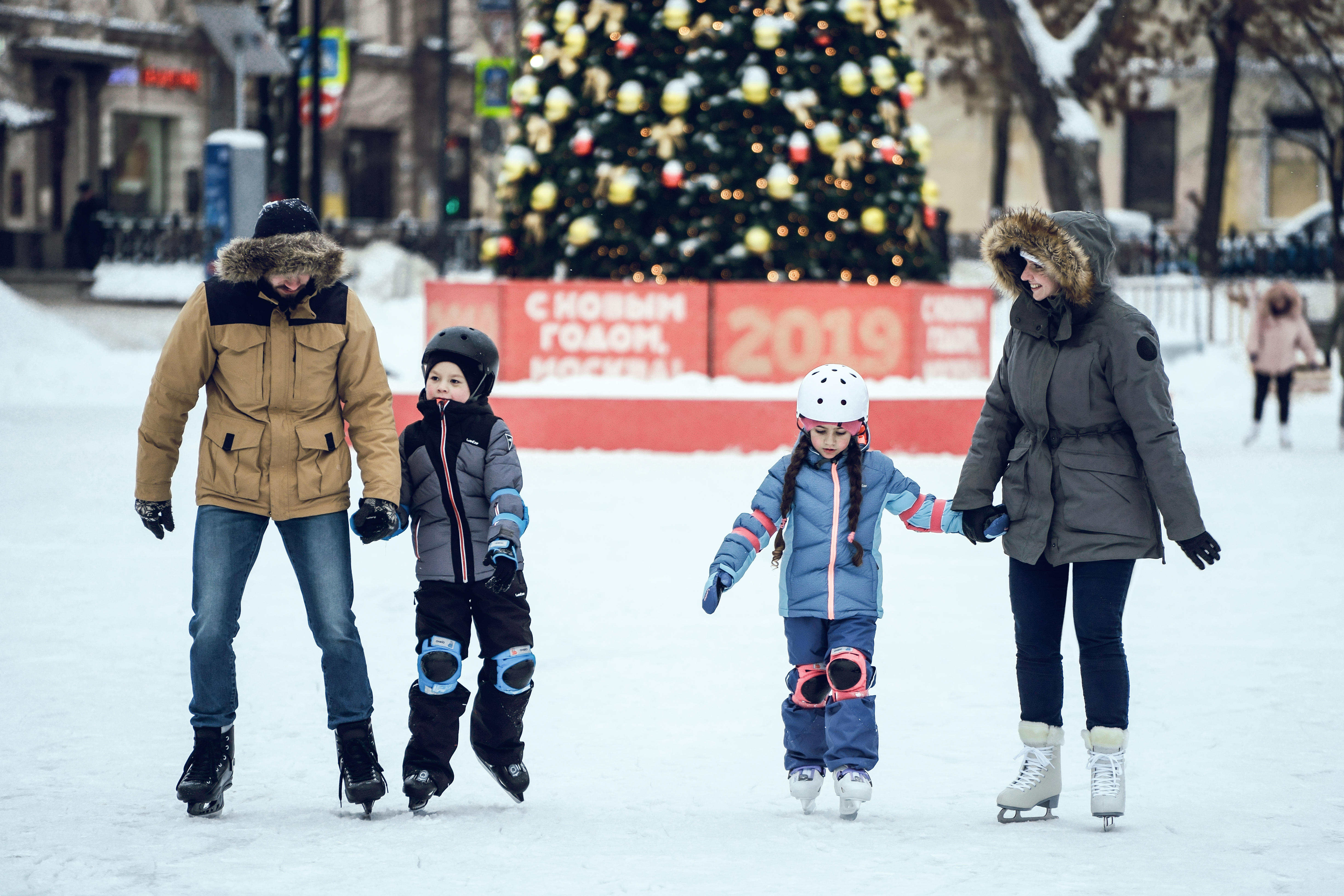 Kids' Ice Skates - Play 3 Black - OXELO