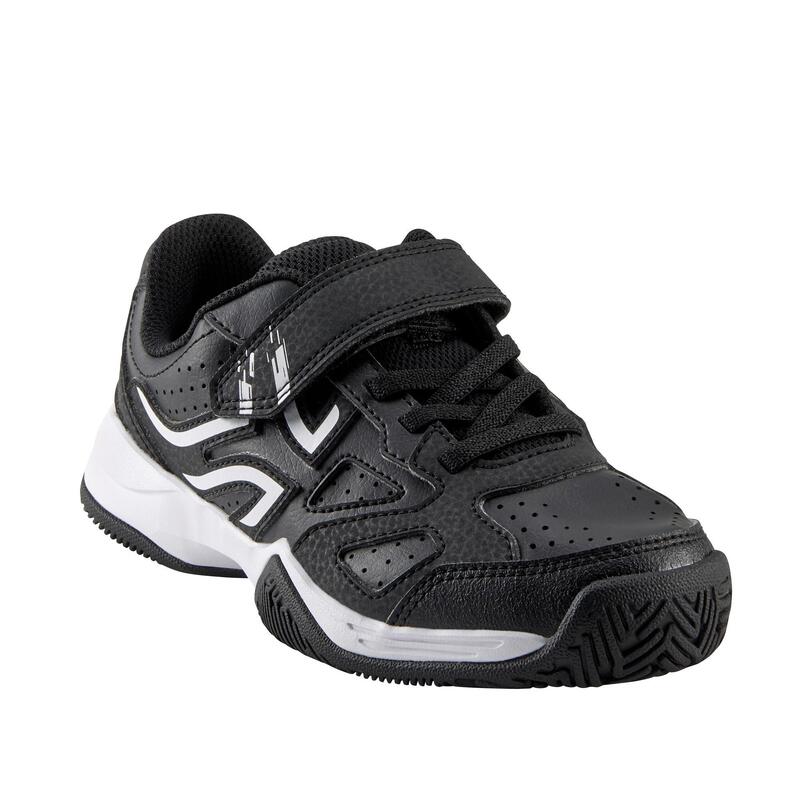 ZAPATILLAS DE TENIS NIÑOS ARTENGO TS530 NEGRO BLANCO