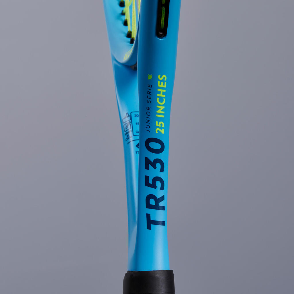 Tennisschläger Kinder - TR530 25 Zoll besaitet blau