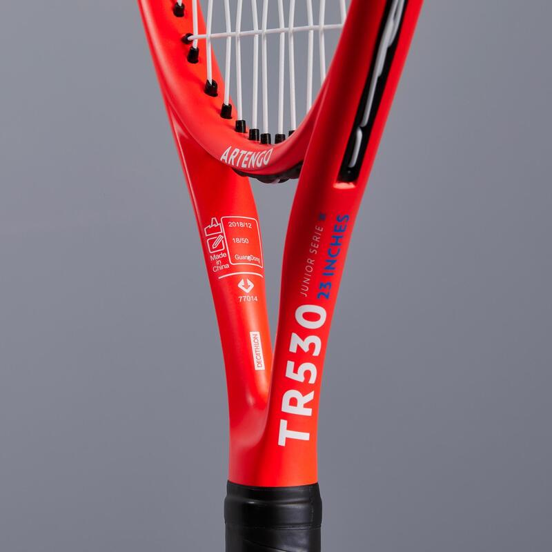 Gyerek teniszütő TR530 23", piros, kék