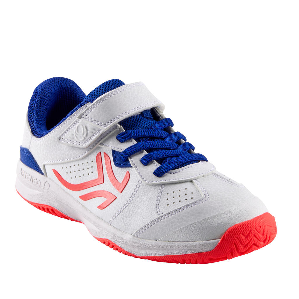 Tennisschuhe TS160 Turnschuhe Kinder weiß/pink