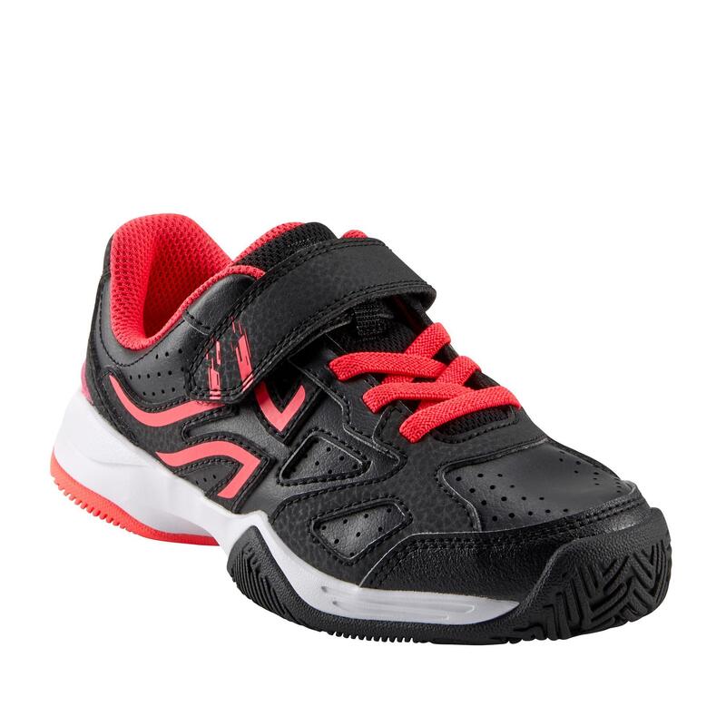 Scarpe tennis junior TS530 nero-rosa