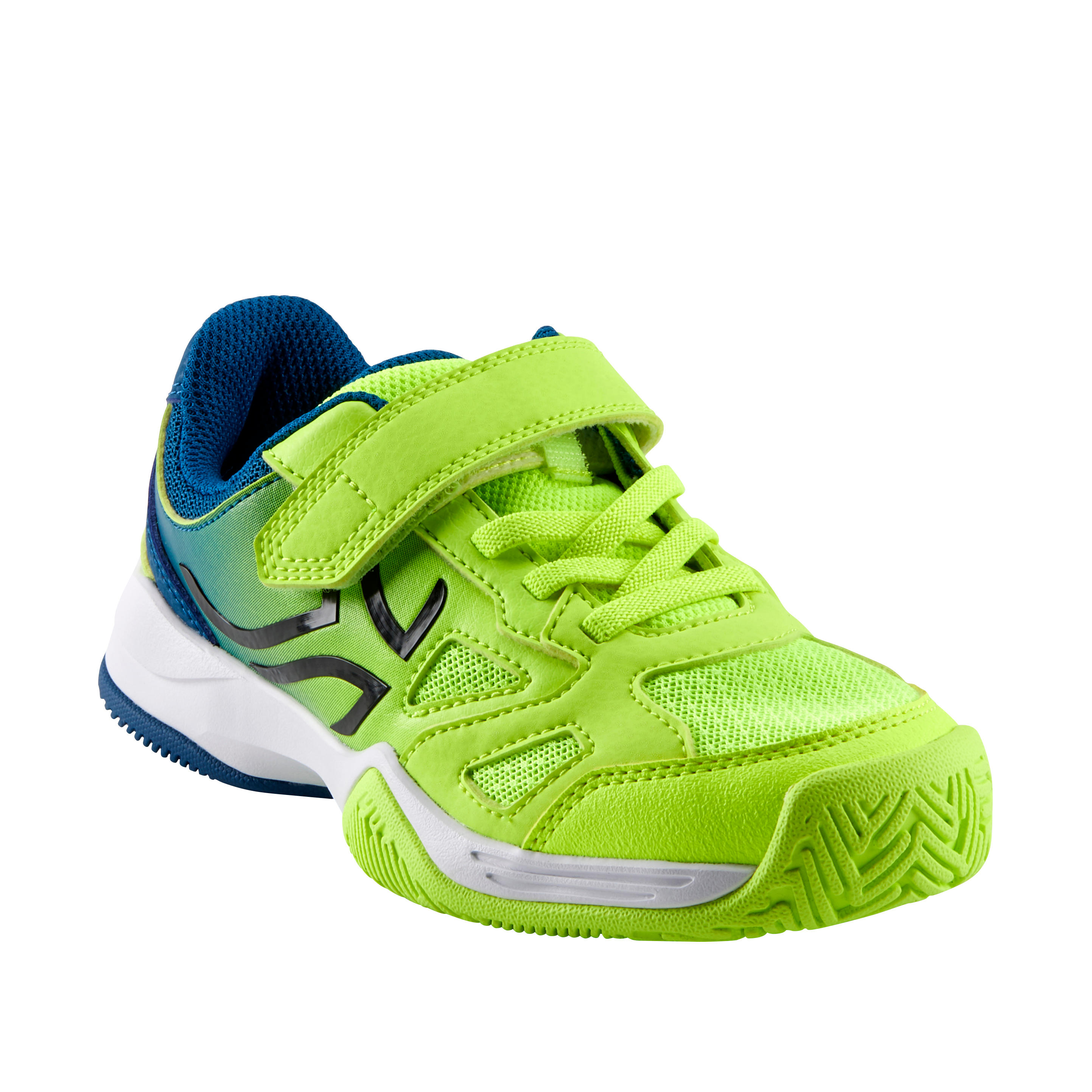 ARTENGO TS560 KD Kids' Tennis Shoes - Blue/Yellow