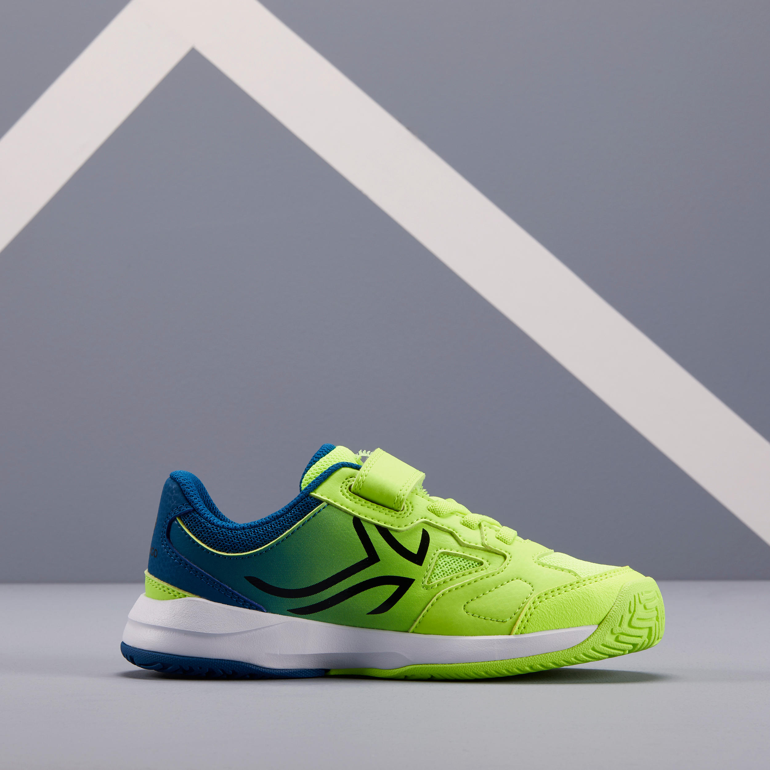 SABATILLES DE TENNIS NENS ARTENGO TS560 BLAU GROC 2/9
