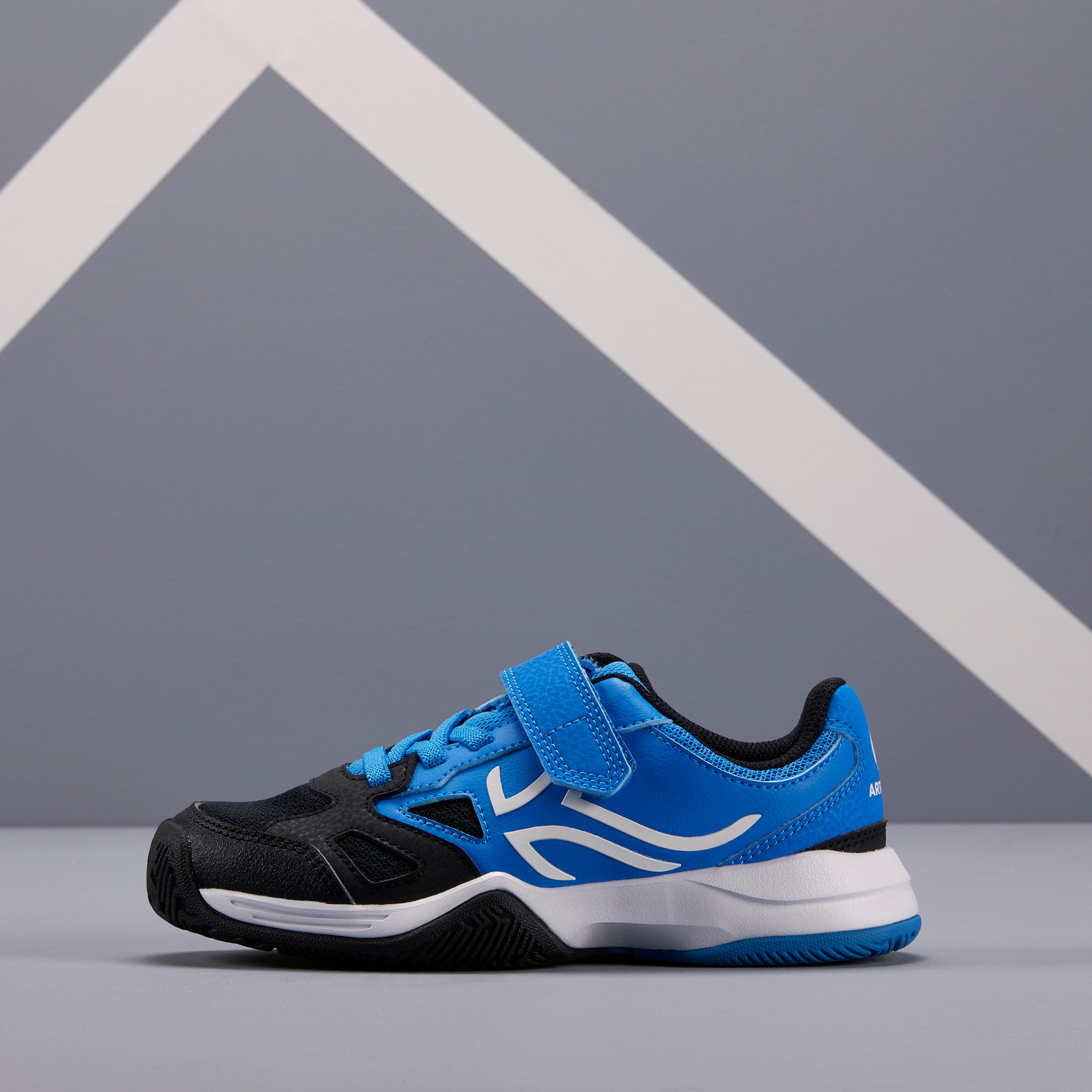 TS560 KD Kids' Tennis Shoes - Blue/Black 3/9