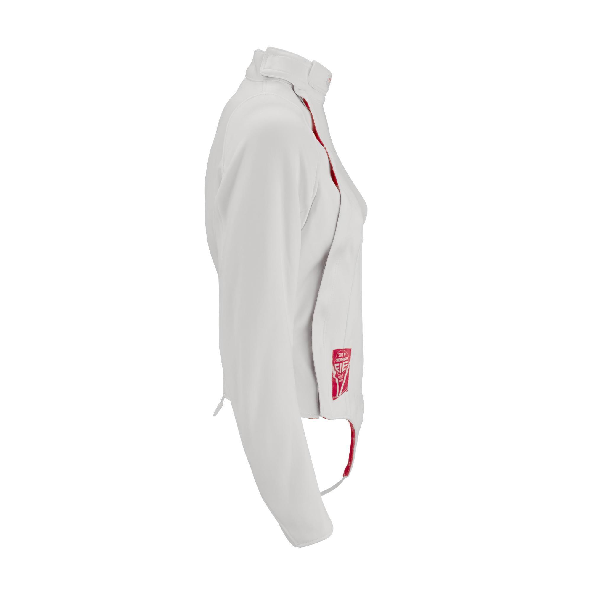 Women's fencing jacket (left-handed) 800N