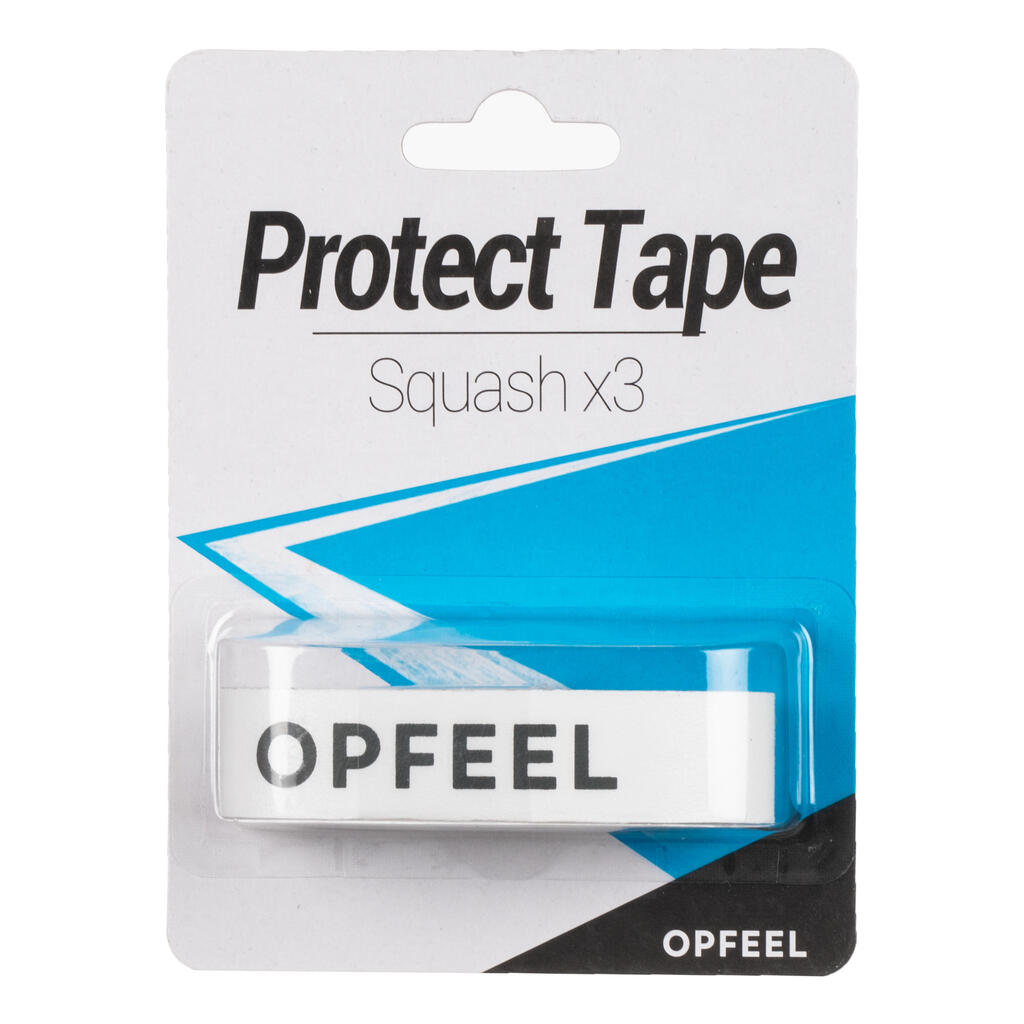 Kopfschutzband Squash Protect Tape 3er-Pack weiß
