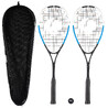 Adult Squash Racket Set SR130 Black