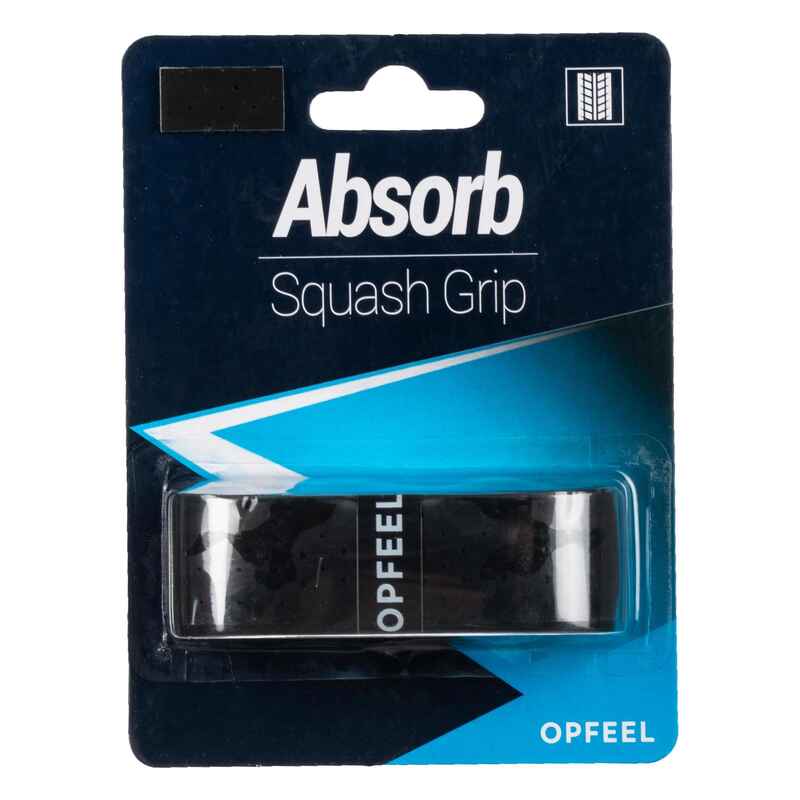 Squash-Griffband Absorb schwarz