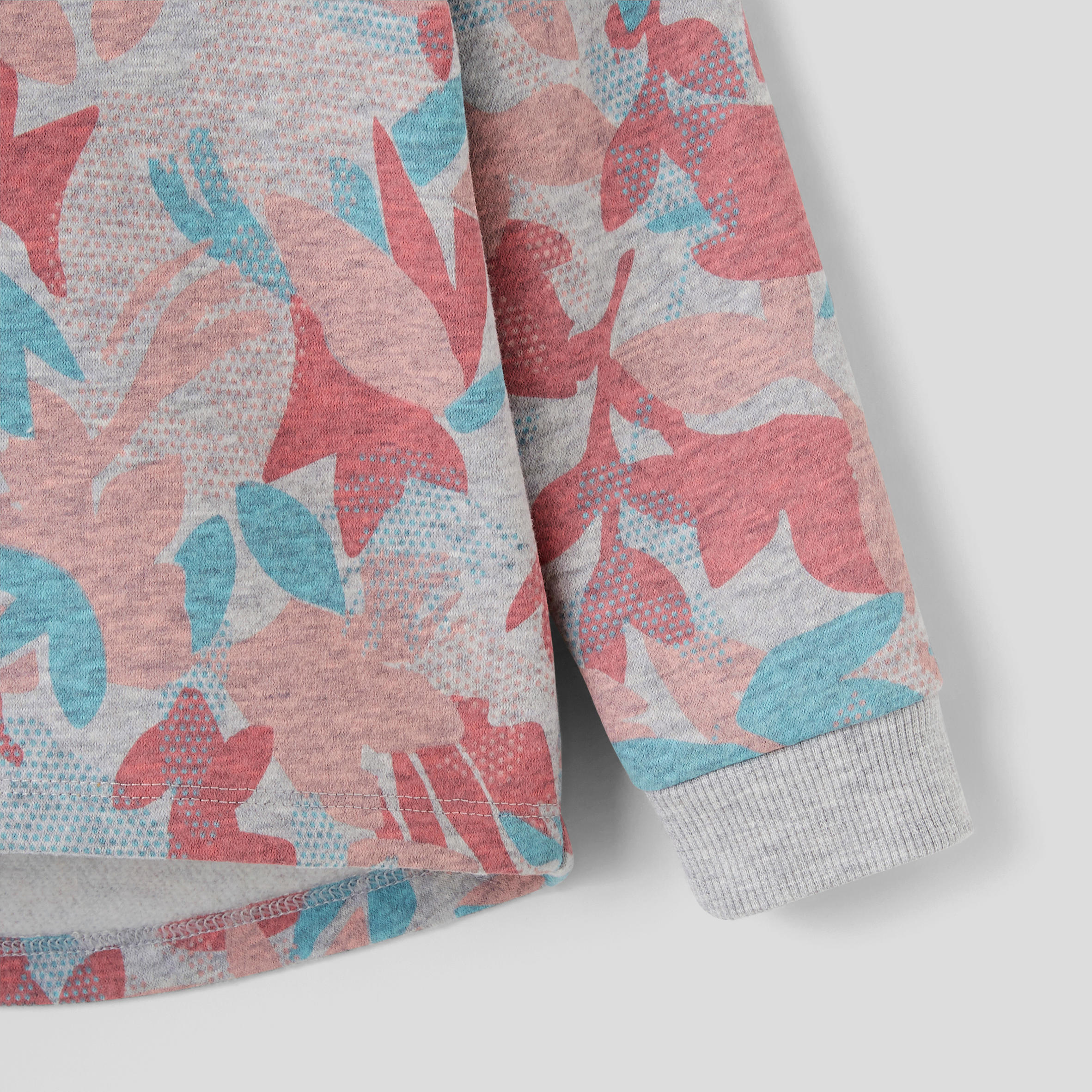 120 Baby Gym Jacket - Grey/Pink 8/10
