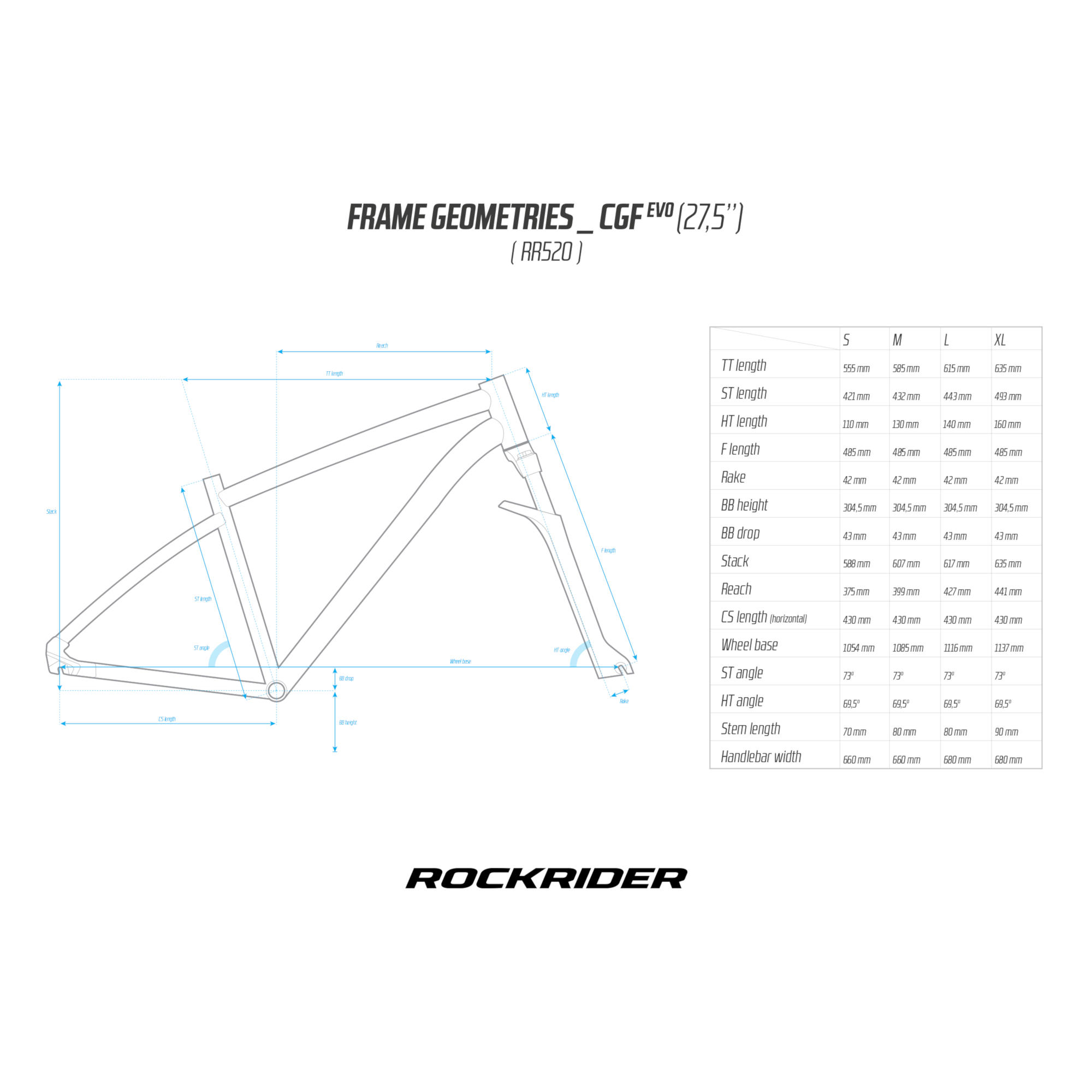 ST 520 27.5 Frame - Grey 2/3