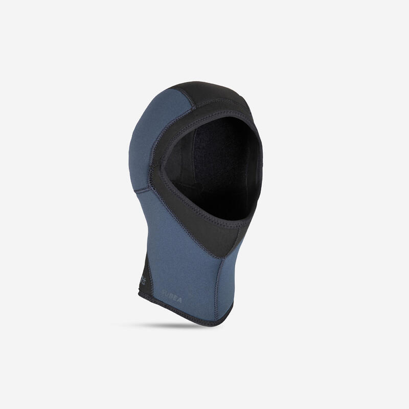 Cappuccio subacquea uomo neoprene 7 mm nero