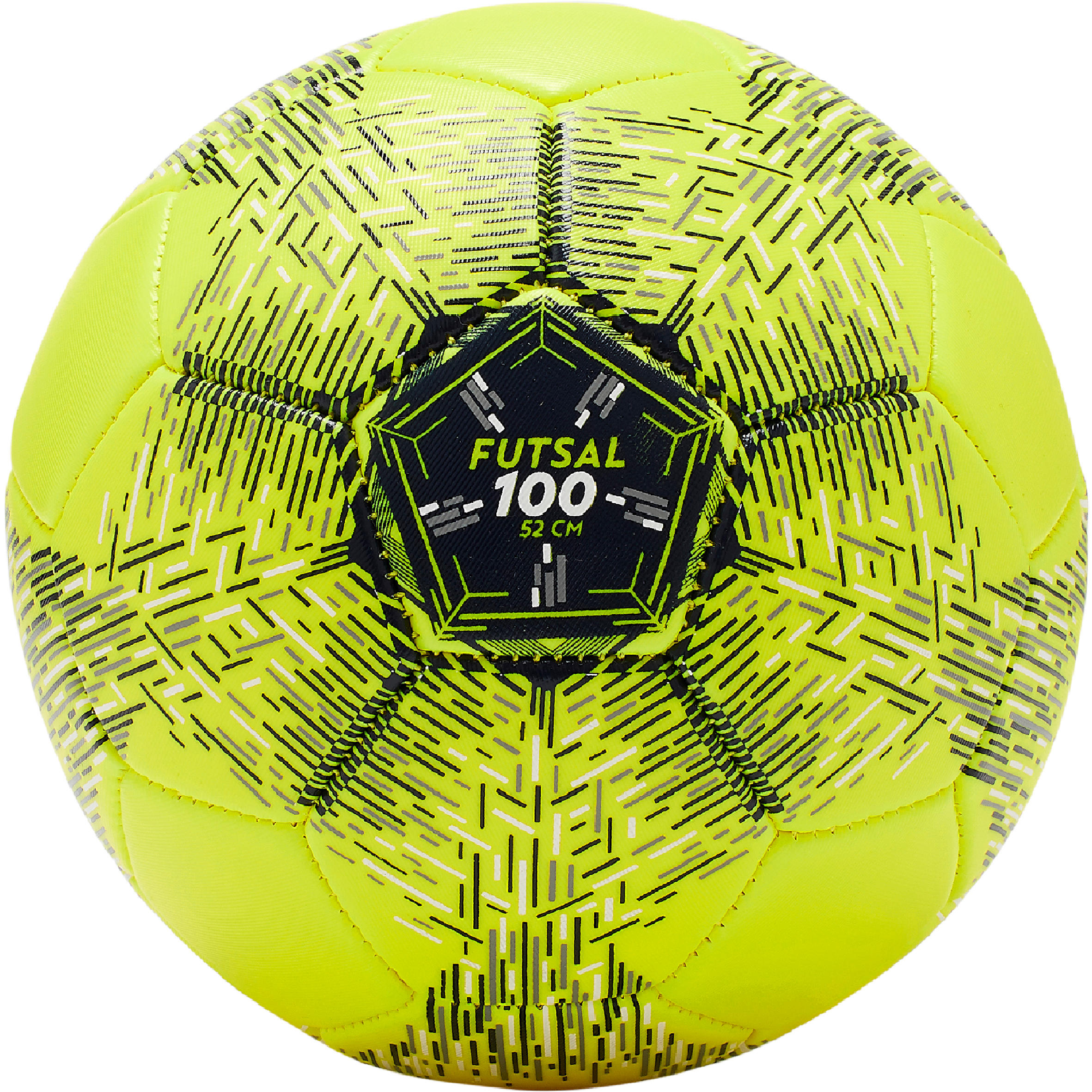 Bola de futsal formação 100 52 cm amarelo