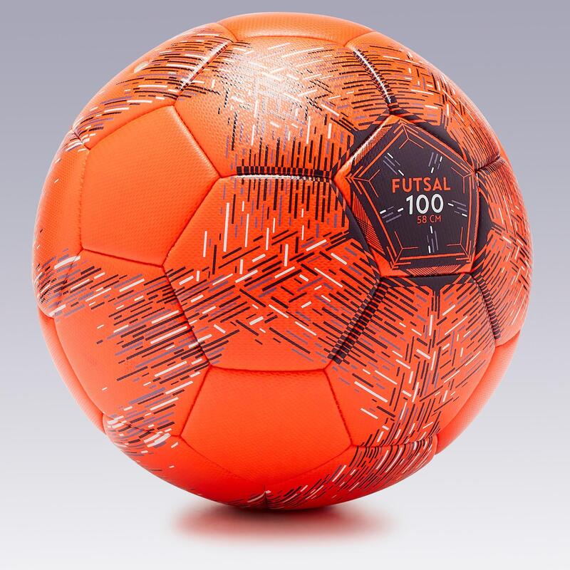 Bola de Futsal Formação 100 58 cm Laranja