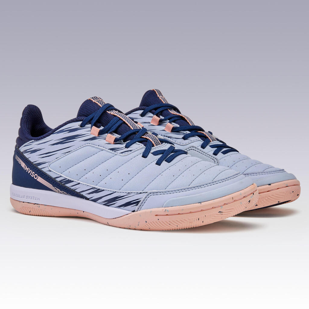 Women's Futsal Trainers Eskudo 500 - White/Blue