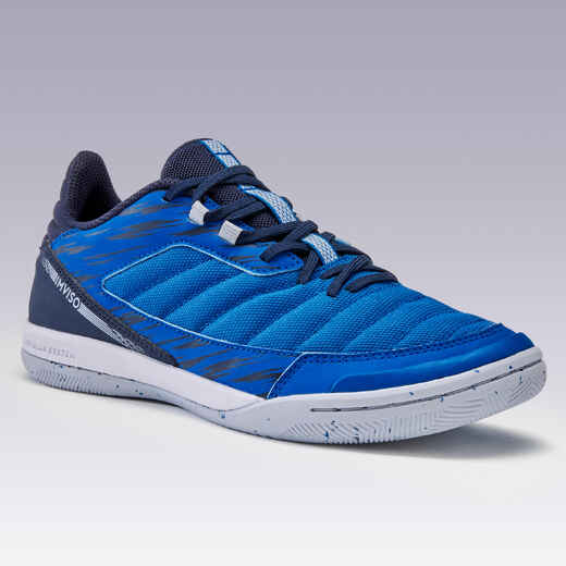 
      Eskudo 500 Women's Futsal Fabric Trainers - Blue/Grey
  