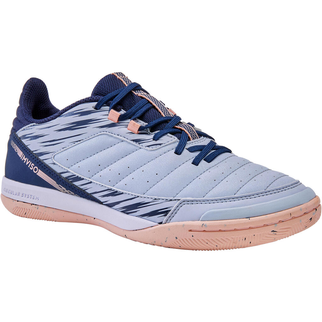 Women's Futsal Trainers Eskudo 500 - White/Blue