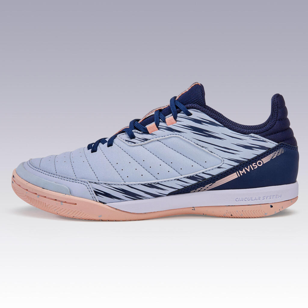 Women's Futsal Trainers Eskudo 500 - White/Blue