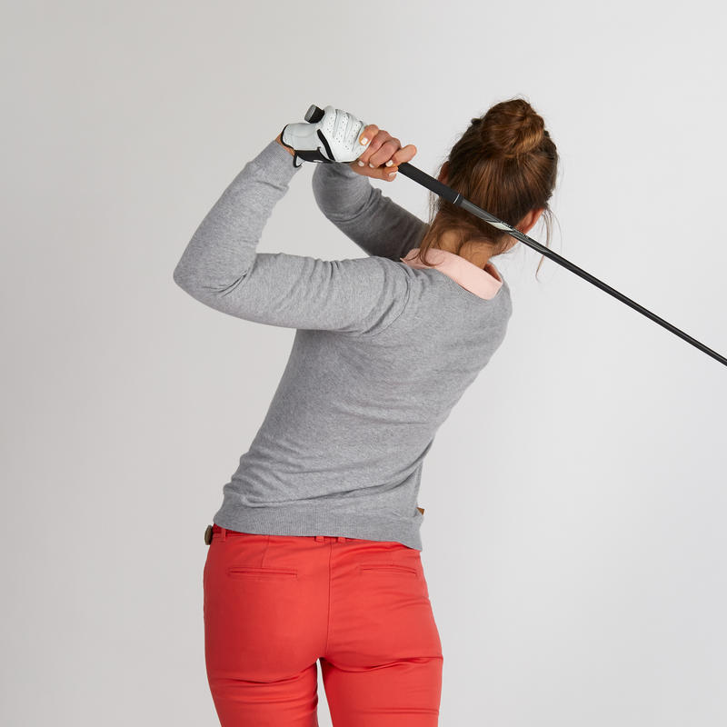 Women's Golf Pullover - Light Grey - Decathlon