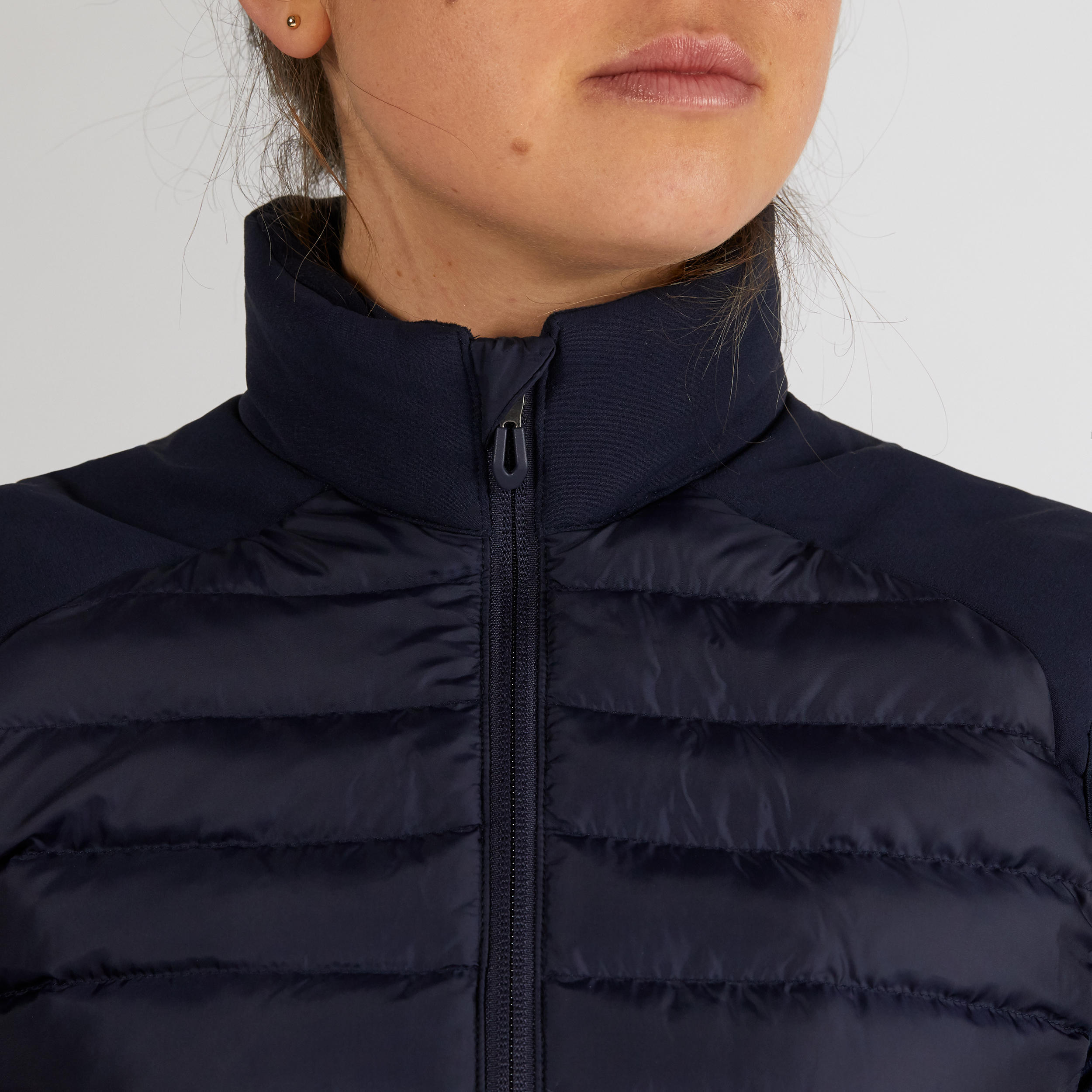 doudoune sans manche femme bleu marine