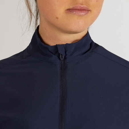 Women's Golf Water-Repellent Windbreaker - RW500 Navy Blue