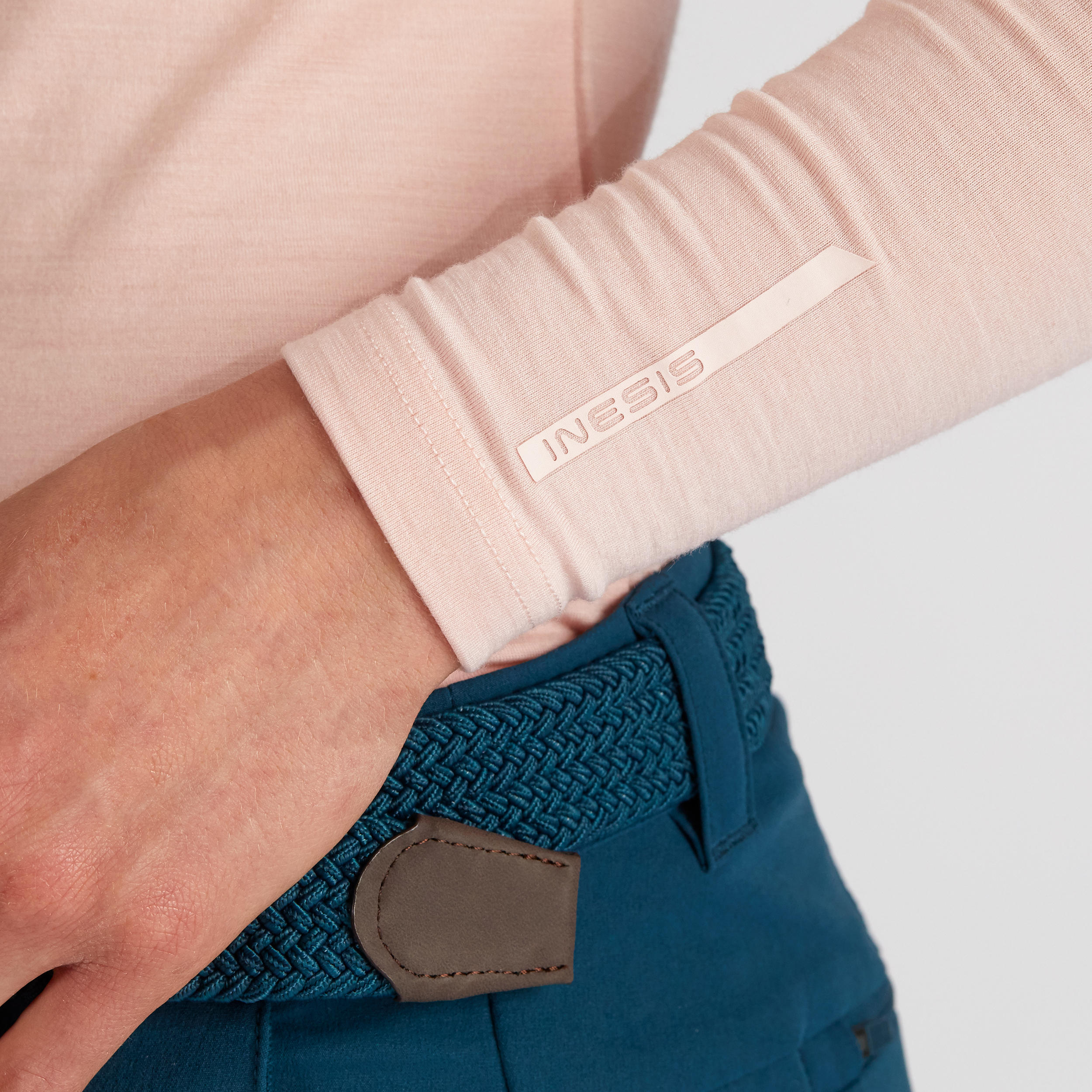 JERSEY DE CUELLO VUELTO GOLF MUJER TIEMPO FRÍO ROSA 9/10