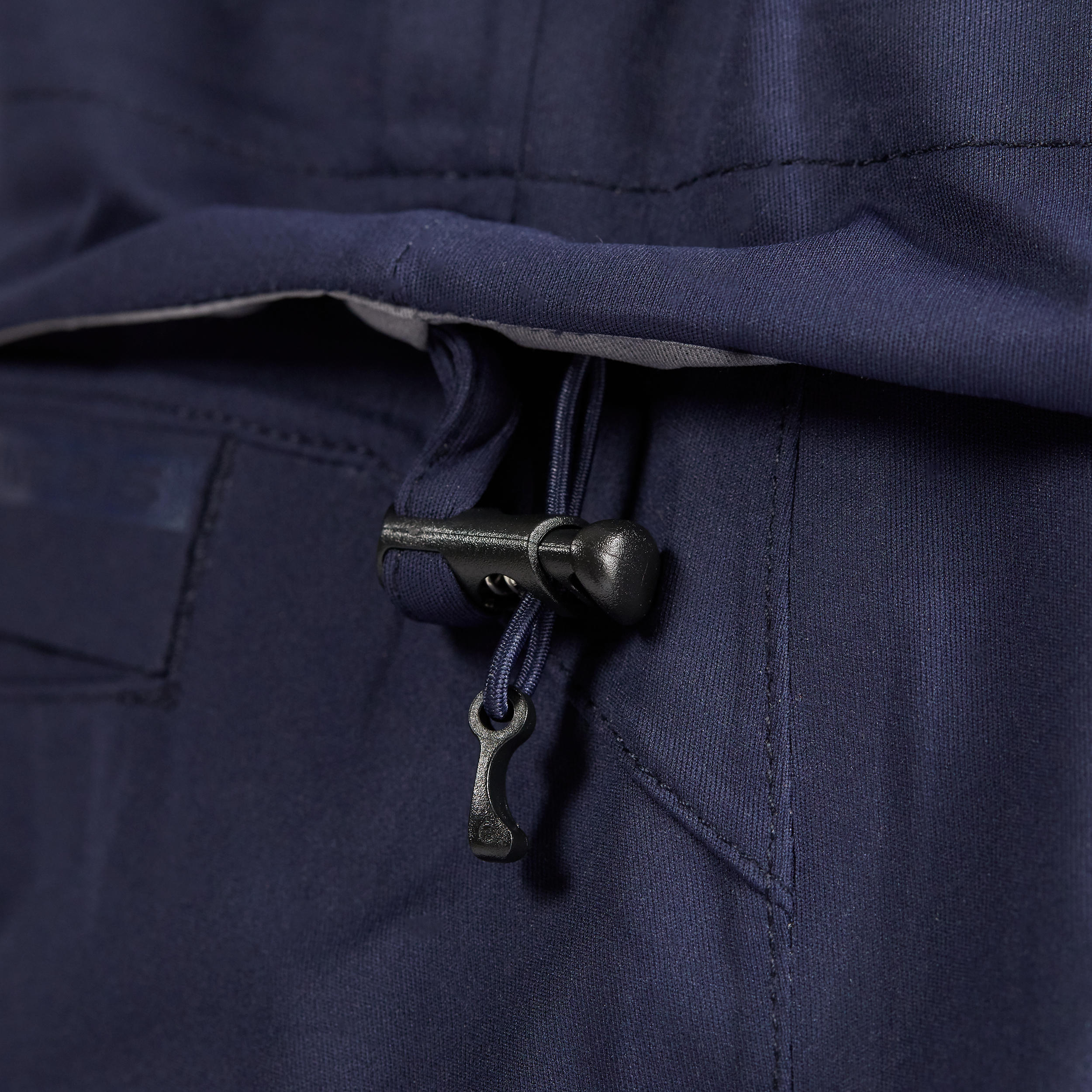 Women's golf waterproof rain jacket - RW500 navy blue 6/7
