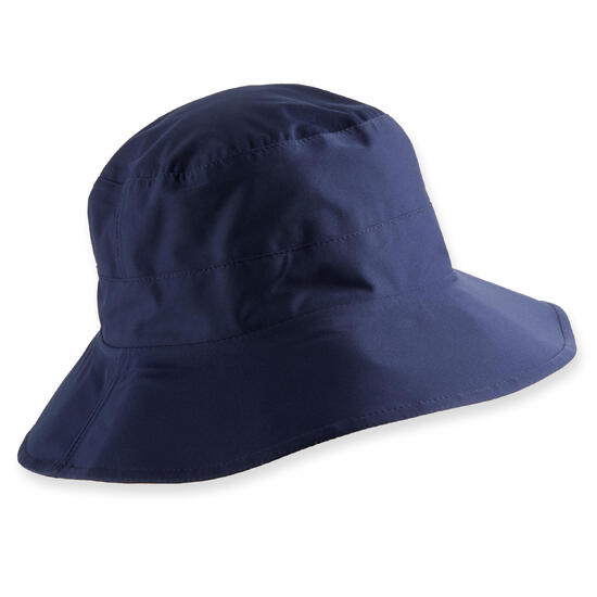 Cappello impermeabile golf donna 500 blu taglia 1 56-58CM